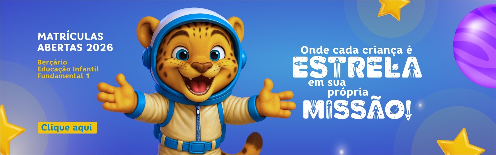 Banner Colégio Belo Ramo - Matrículas Abertas