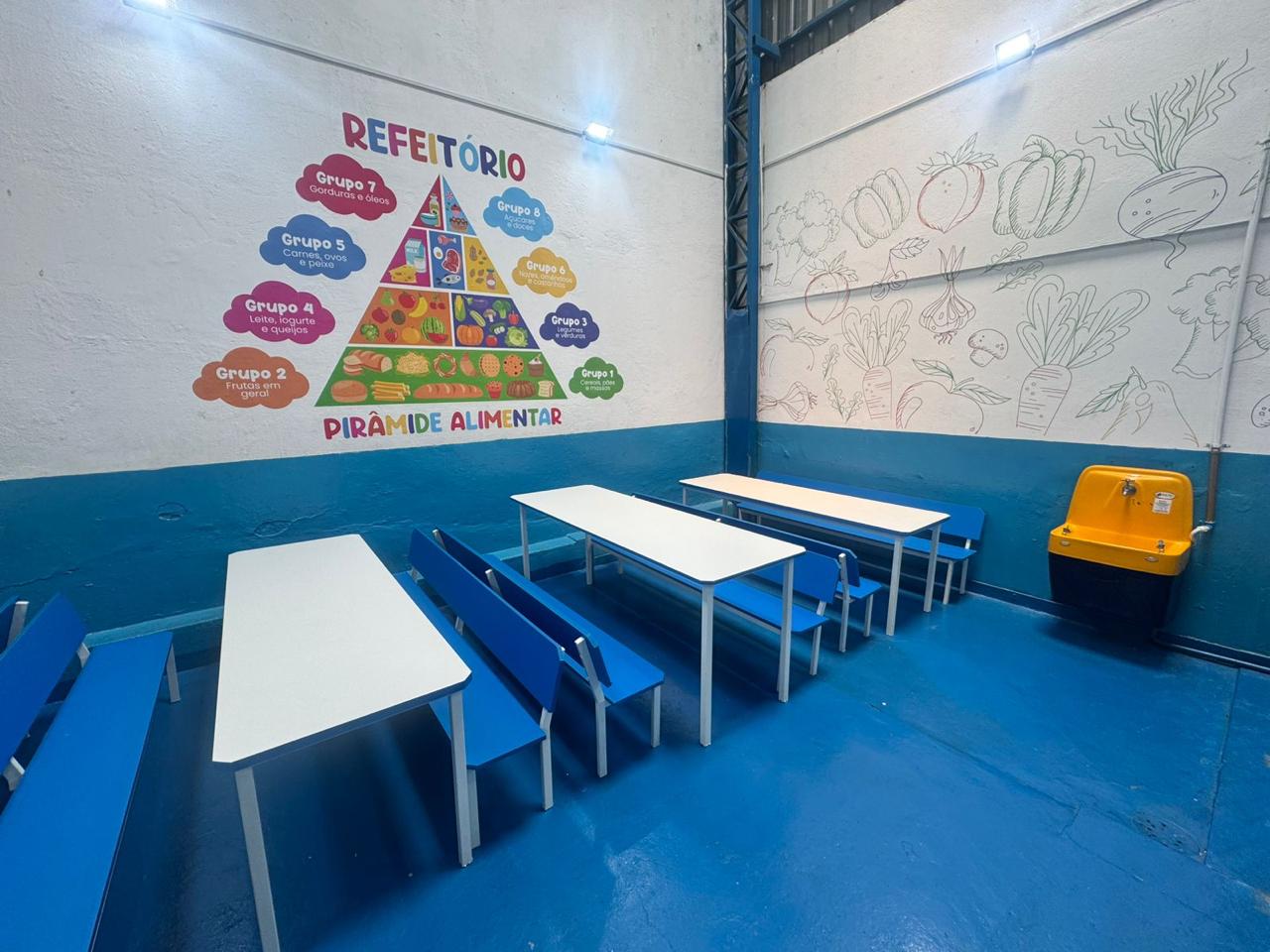 Área Comum Infantil e Fundamental - Colégio Belo Ramo